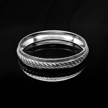 Sterling Silver Men's Bangle Sikh Kada