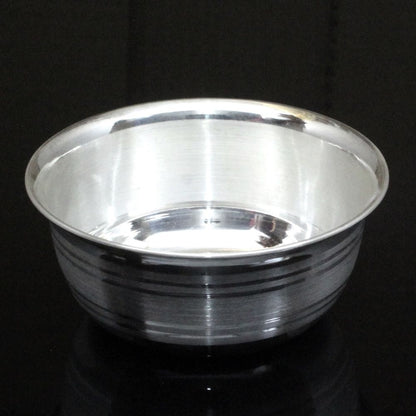 Pure Silver Small Bowl Katori for Tilak teeka Pooja remedies
