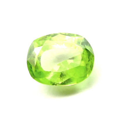 9.3Ct Light Green Cubic Zirconia Oval Faceted Gemstone