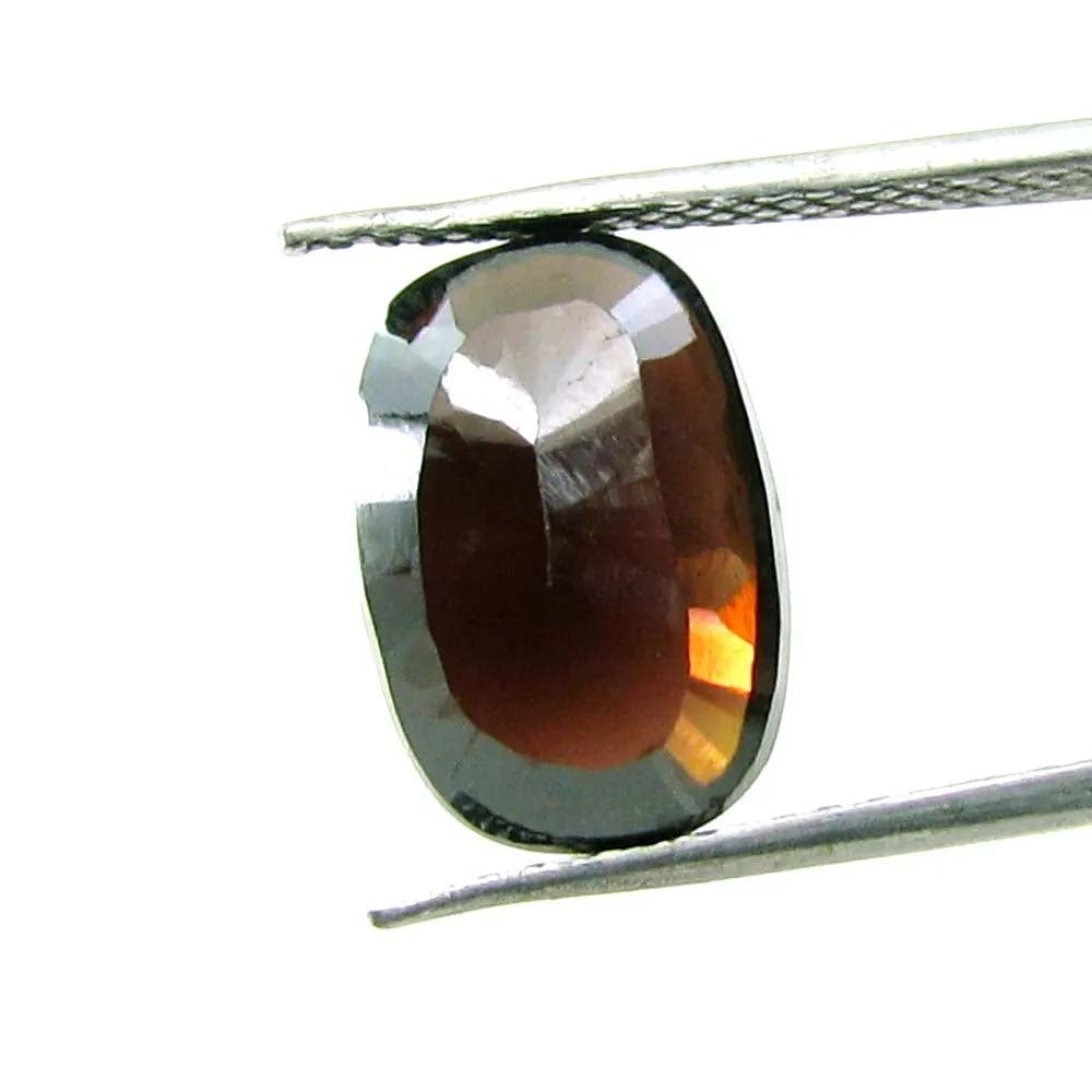 10.1Ct Brownish Red Cubic Zirconia Oval Faceted Gemstone