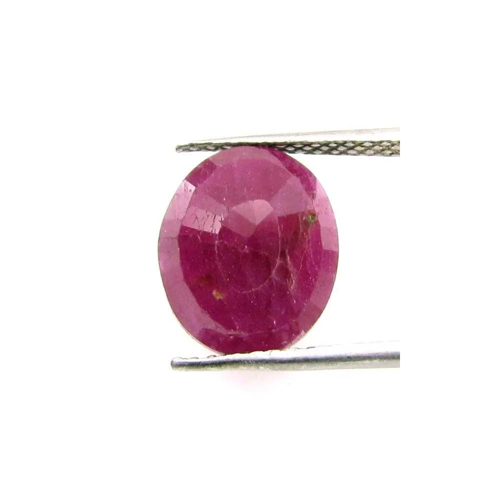 6.2Ct Natural Untreated Ruby (MANIK) Oval Cut Rashi Sun Gemstone