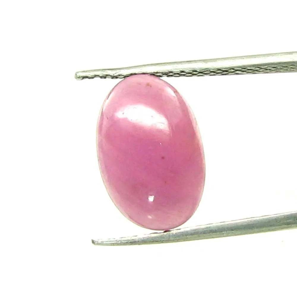 5Ct Natural Ruby Oval Shape Cabochone Gemstone