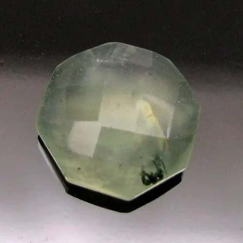 9.5Ct Natural Prehnite Octagon Shape Faceted Gemstone