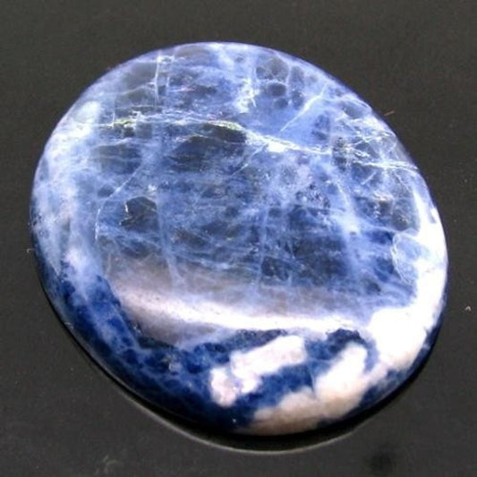 32.6Ct-Natural-Picture-Sodalite-Oval-Cabochon-Gemstone