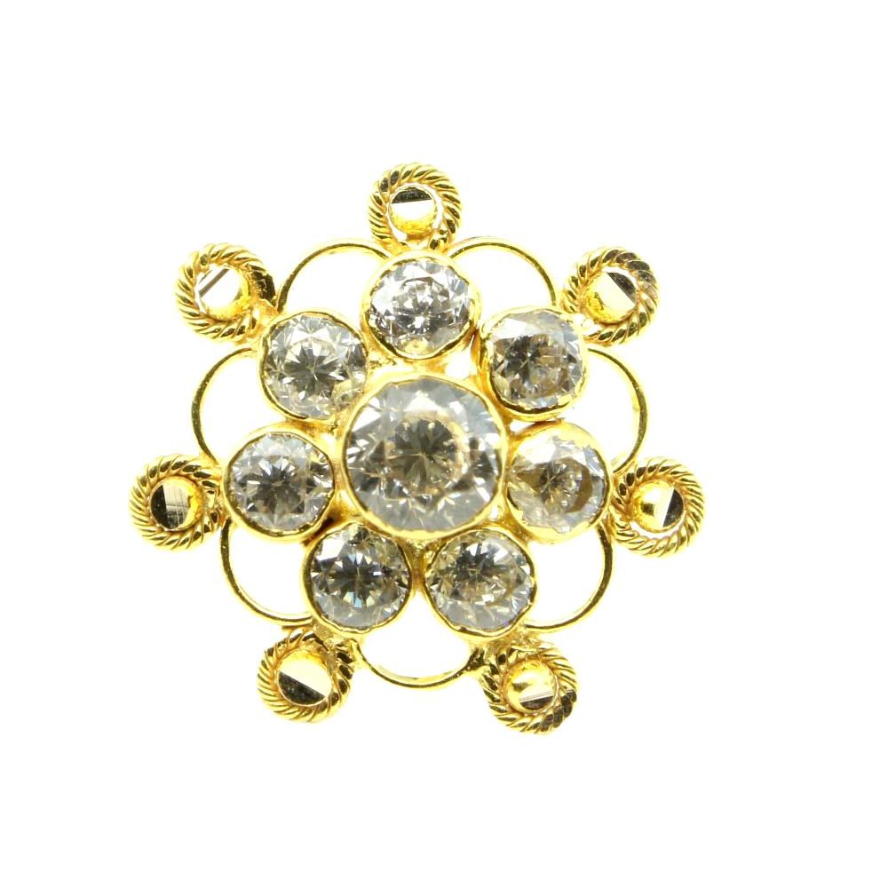 real-gold-nose-stud-14k-ethnic-white-cz-indian-piercing-nose-ring-push-pin-9225