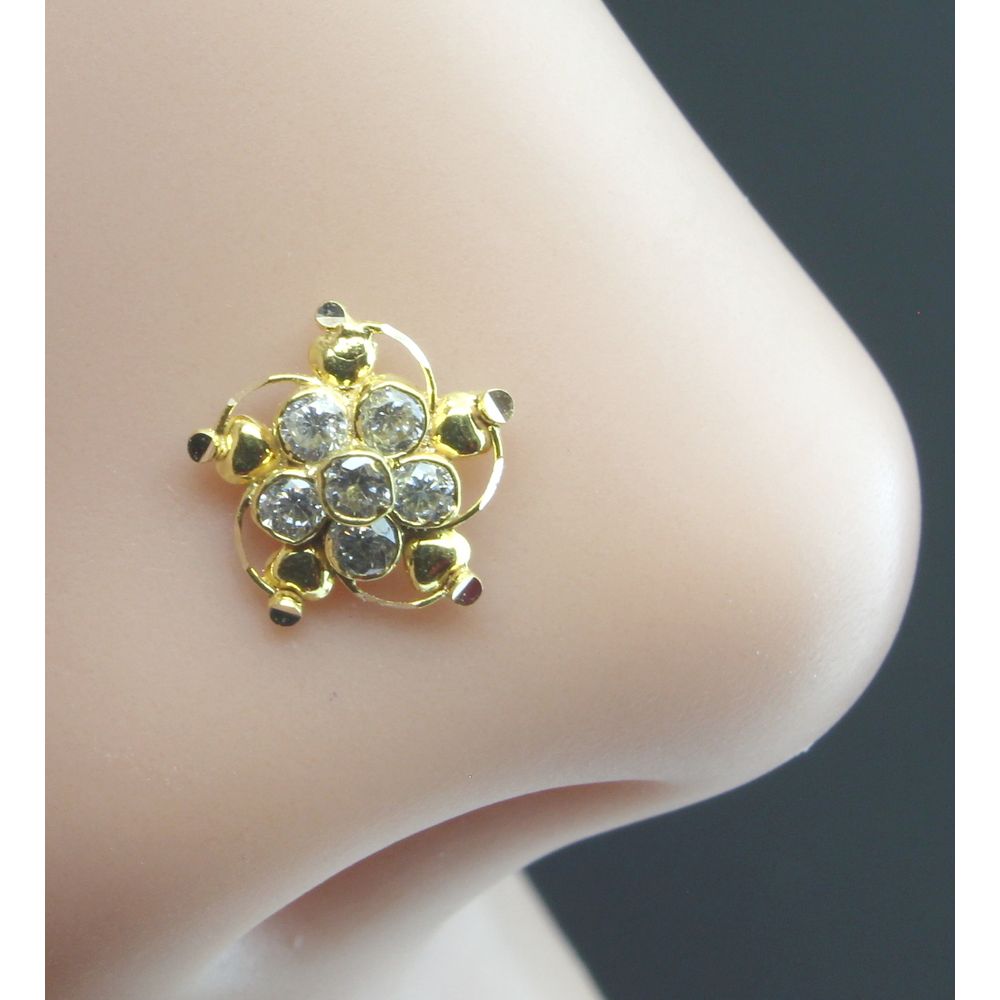 real-gold-nose-stud-14k-ethnic-white-cz-indian-piercing-nose-ring-push-pin-9229