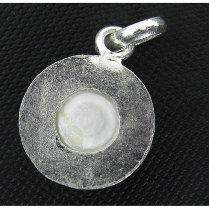 PURE SILVER PENDANT WHITE PEARL MOTI