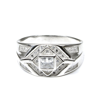 solid-925-sterling-silver-mens-ring-cz-studded-platinum-finish-9343