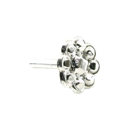 Precious Sterling Silver Body Piercing Jewelry Nose  Pin