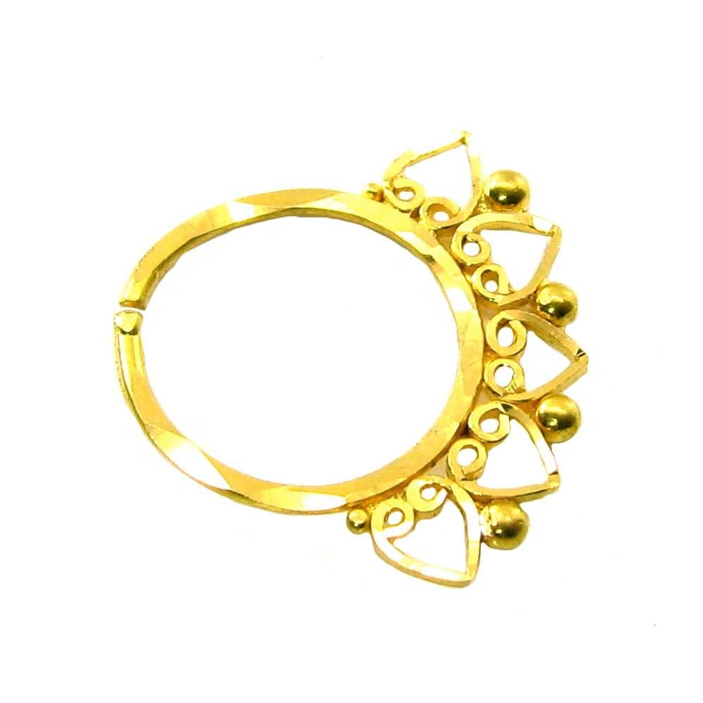 Ajeet Gold Septum Ring Septum Jewelry Septum Piercing Tribal Septum Ring  Indian Septum Ring 18g Septum G4 - Etsy Norway