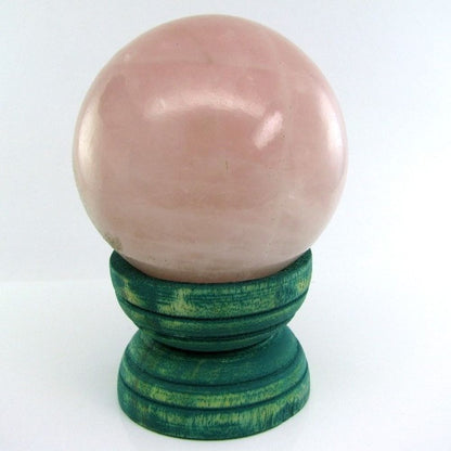 1920Ct-64MM-NATURAL-ROSE-QUARTZ-GEMSTONE-CRYSTAL-SPHERE-HEALING-+-STAND