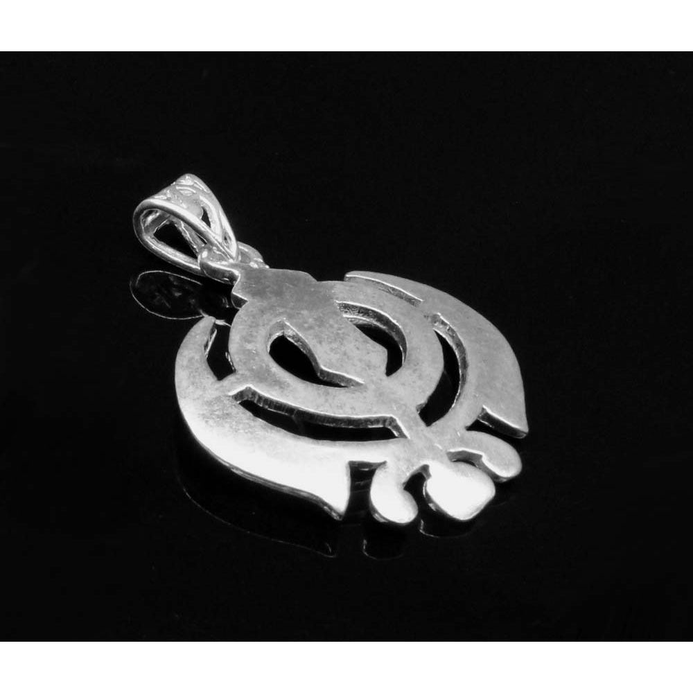 Sterling Silver Sikh Pendant