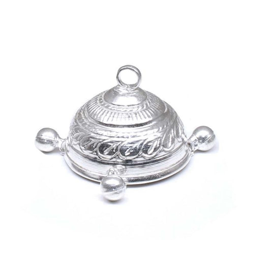 Pure silver chatter for mandir guruduwara temple religious pooja item