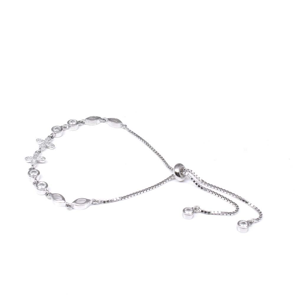 1pc Minimalistic Style, Fashionable And Versatile S925 Sterling Silver  Women's Bracelet In Sweet Forest Flair With Sparkling Rhinestone Heart  Design, Perfect For Daily Wear And Gifting | SHEIN