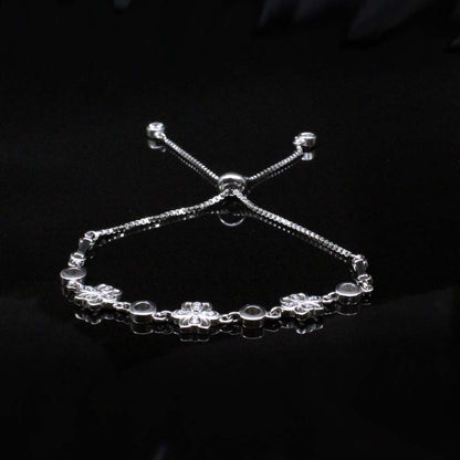 925 Sterling Silver Bracelet platinum finish