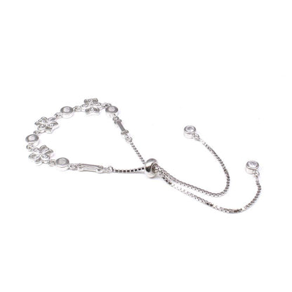 925 Sterling Silver Bracelet platinum finish