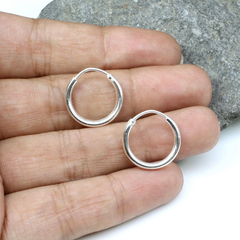 silver earings