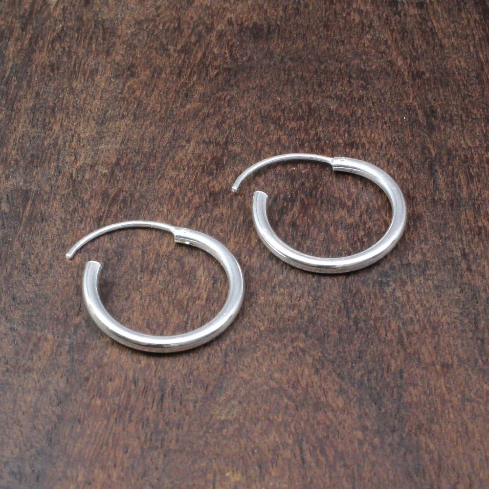 Wholesale Silver Dangle Square CZ Charm Hoop Earrings | Safasilver