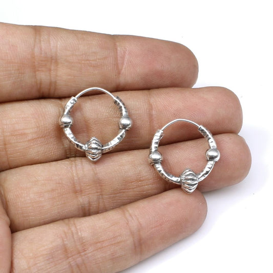 silver earings