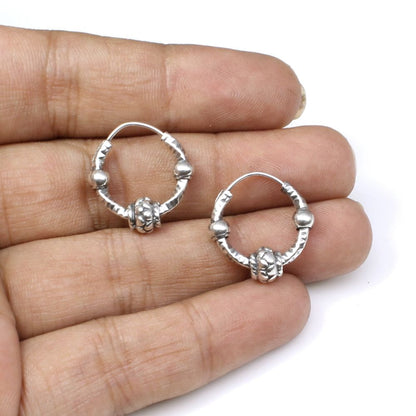 silver earings