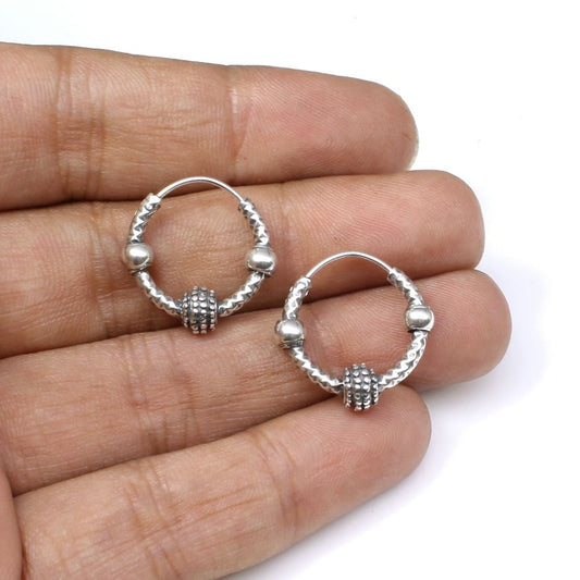 silver earings