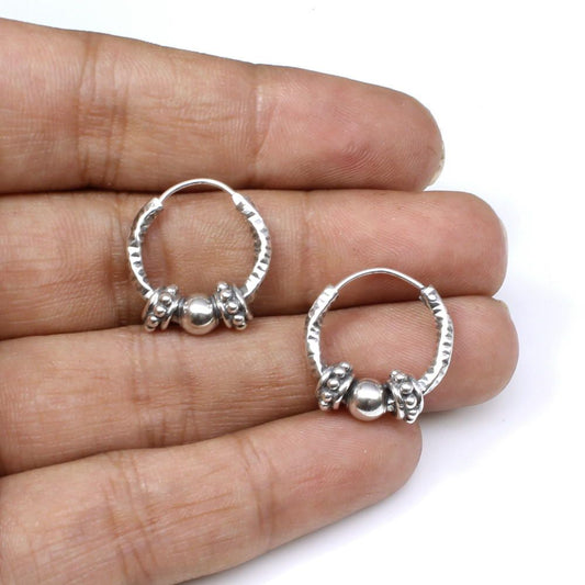 silver earings