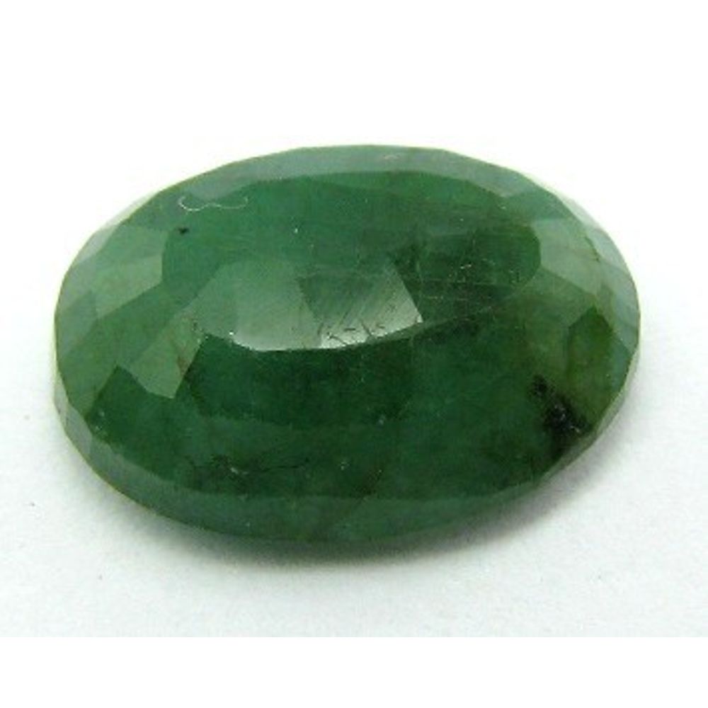 3.25Ct Natural Green Emerald Untreated Oval Cut Astro Gemstone for Mercury