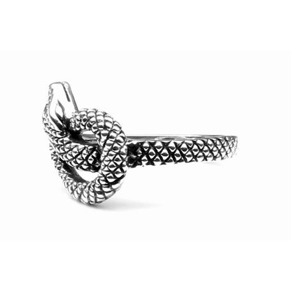 Oxidized 925 Sterling Silver Unisex Ring