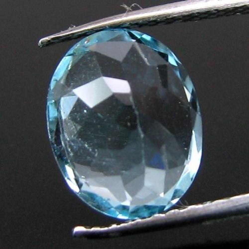 Genuine blue clearance topaz