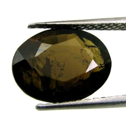 Lustrous 3.8Ct Natural Brown Tourmaline Gemstone