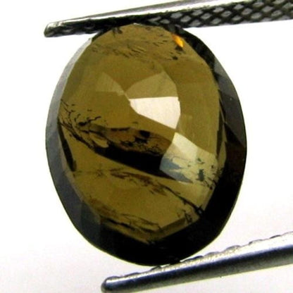 Lustrous 3.8Ct Natural Brown Tourmaline Gemstone