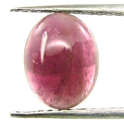 Certified 2.76Ct Natural Pink Tourmaline Oval Cabochon Gemstone