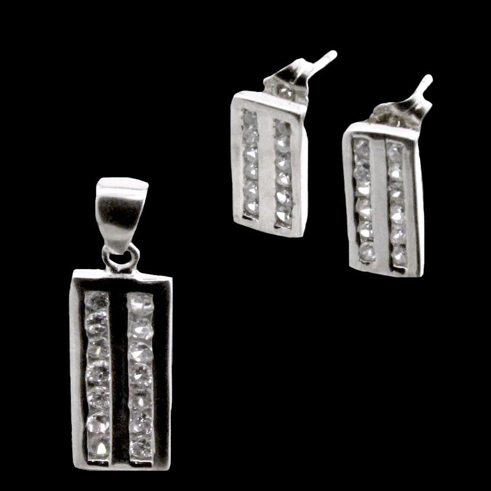 Silver Pendant Set