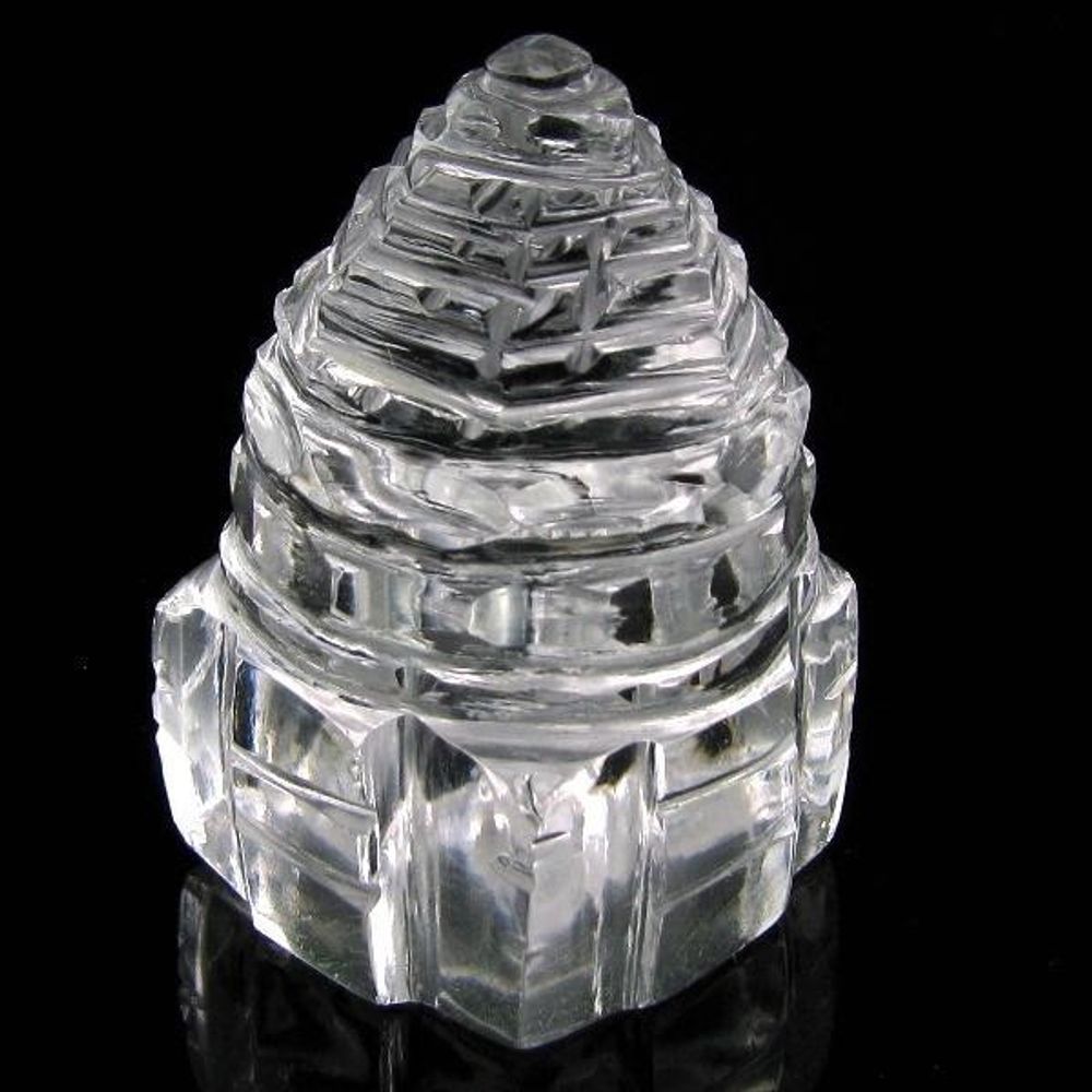 TOP-A+-QUALITY-Genuine-Natural-Crystal-(Sphetic)-Shree-Shri-Yantra---Religious