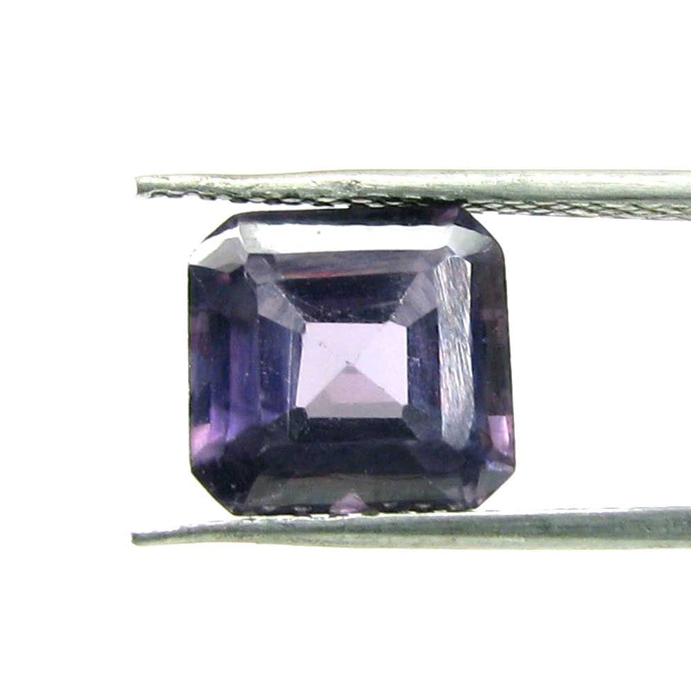 8Ct Light Purple Cubic Zirconia Rectangle Faceted Gemstone